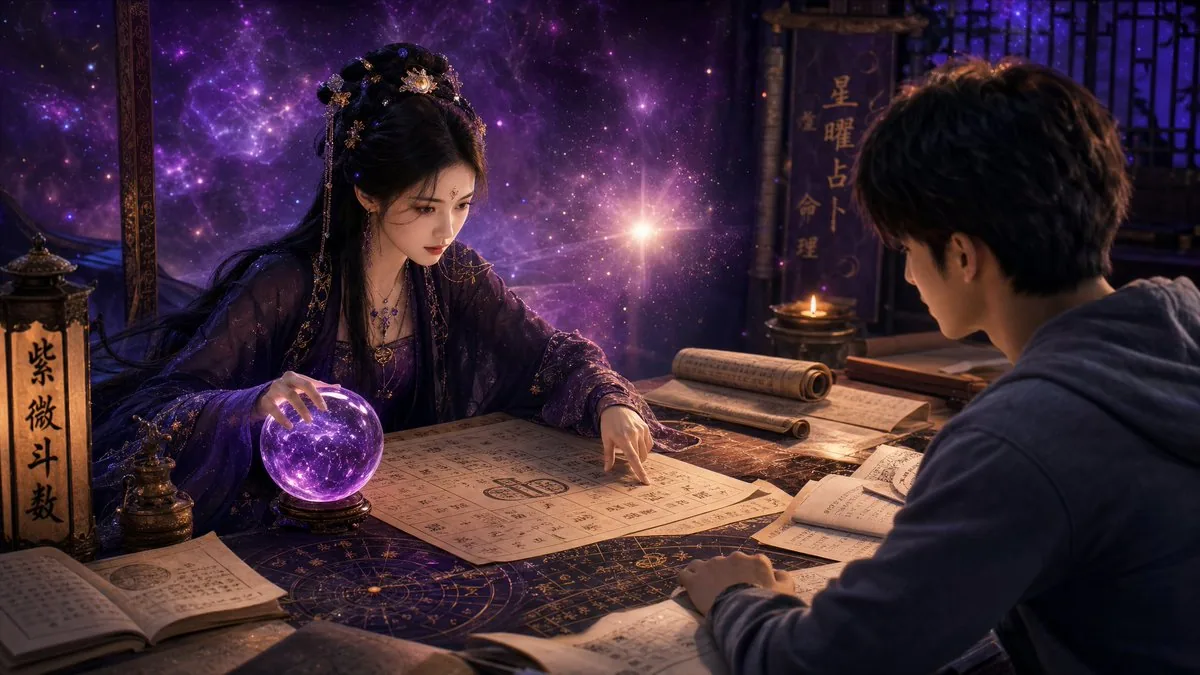 Mystic Fortune Telling Duo Scene reference