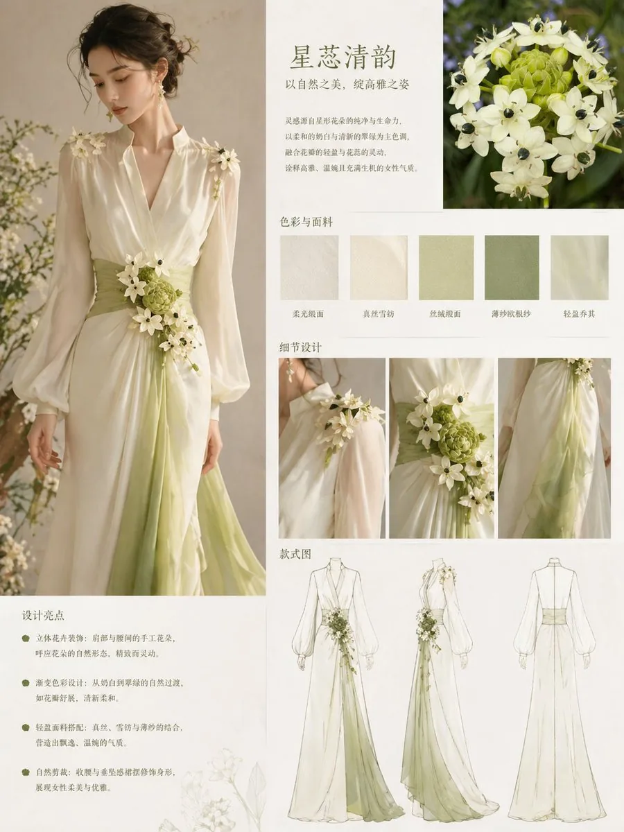 Floral-Inspired Elegant Fashion reference
