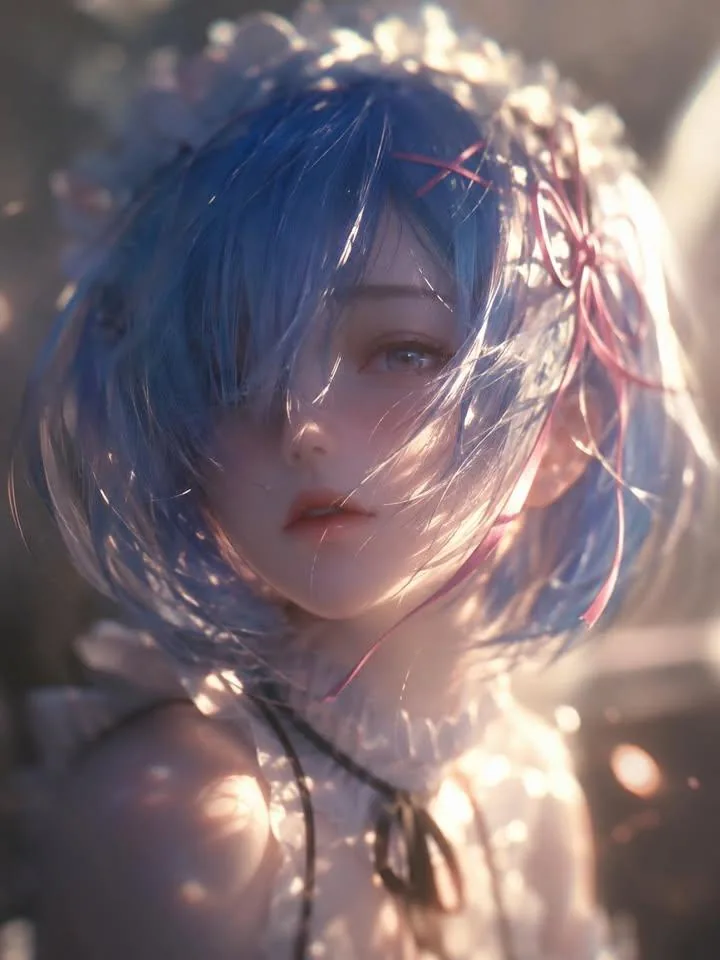 Ethereal Anime Character Portrait reference