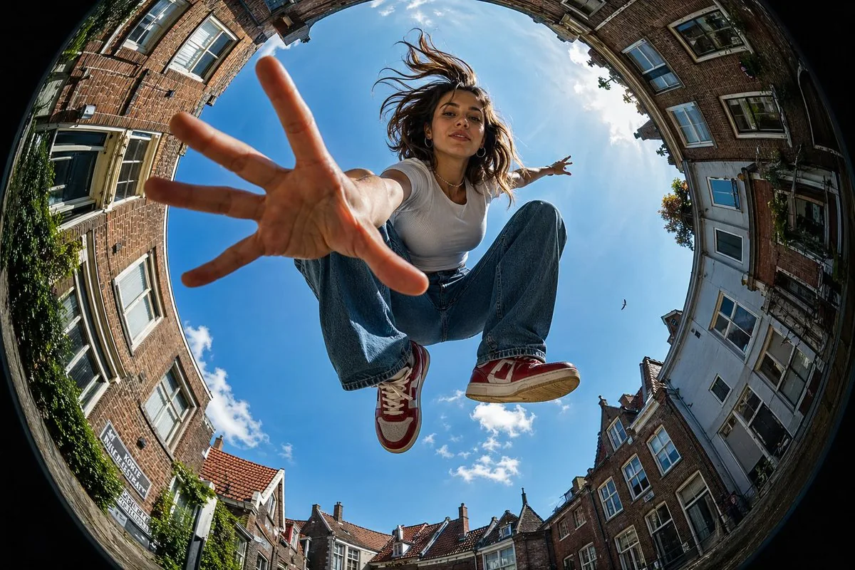 Urban Action Fisheye Perspective reference