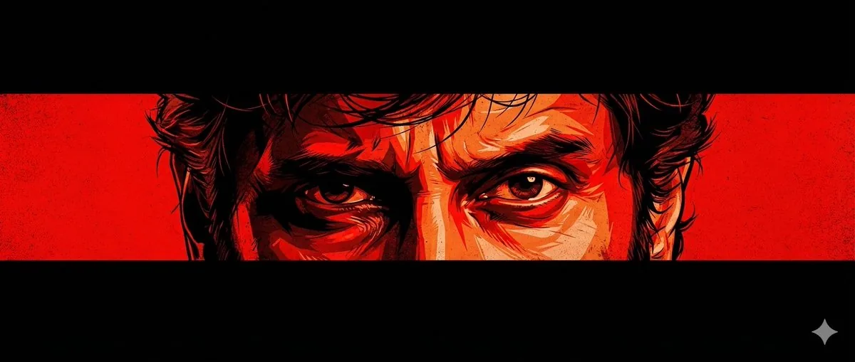 Cinematic Poster Close-up Eye Prompt (Graphic Novel Style) reference