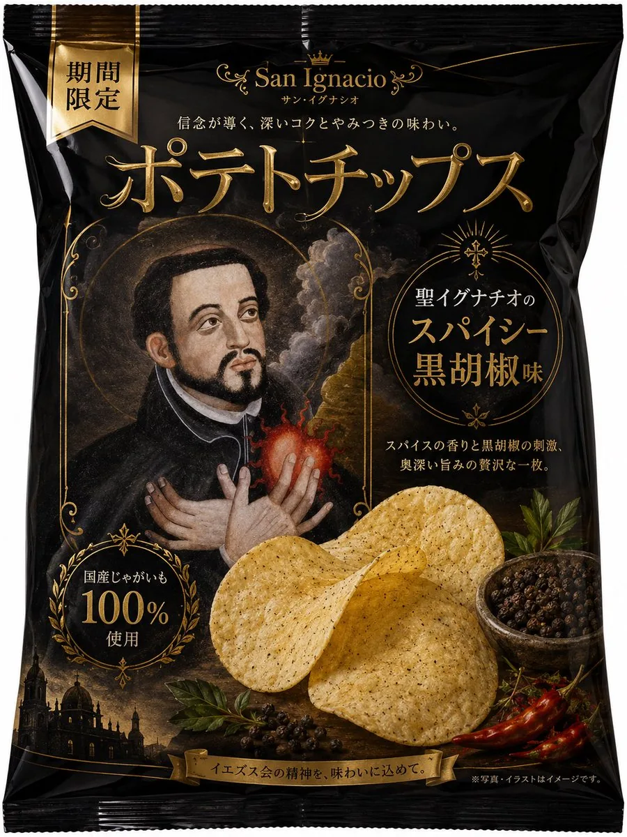 Luxury Saint Potato Chips Package reference