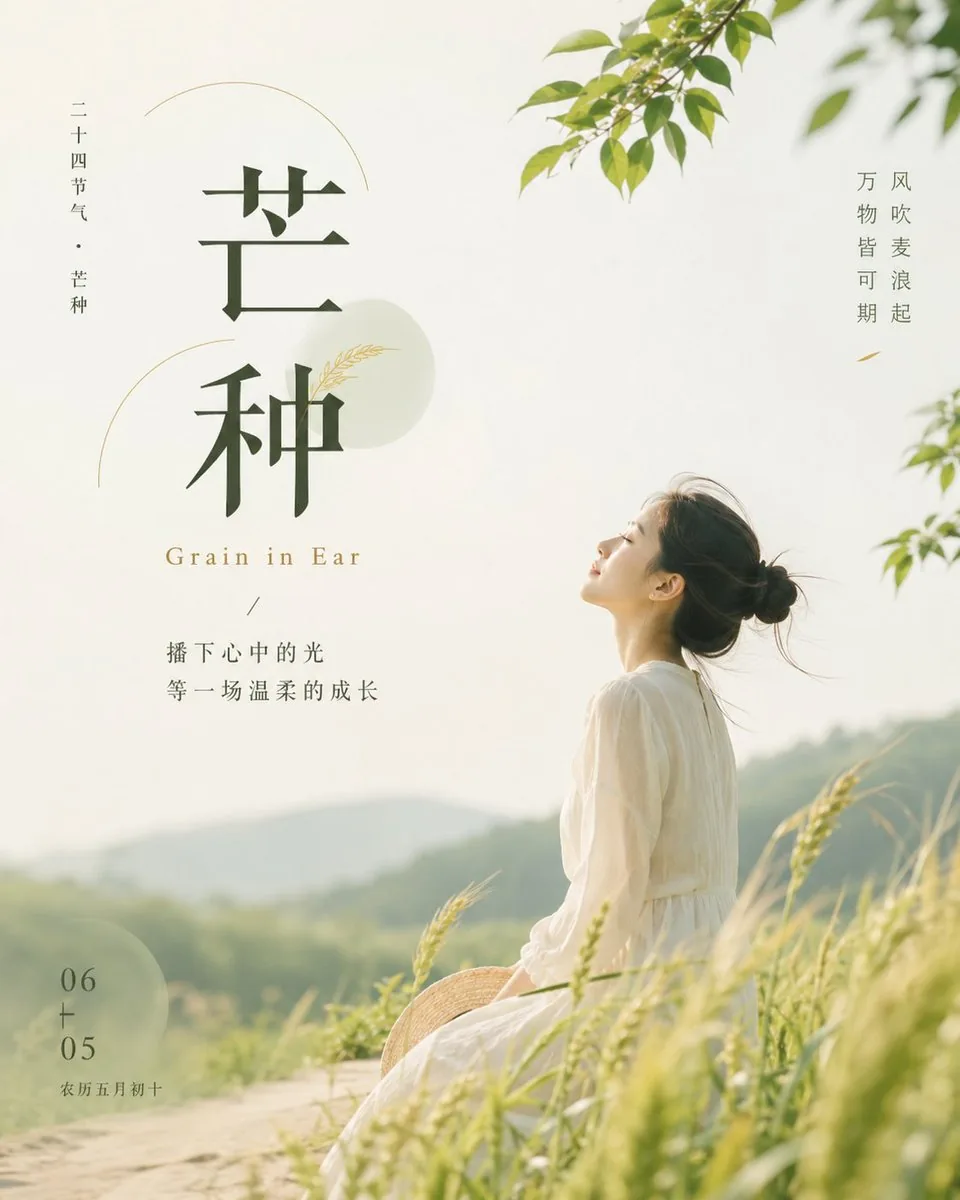 Grain in Ear Seasonal Poster reference