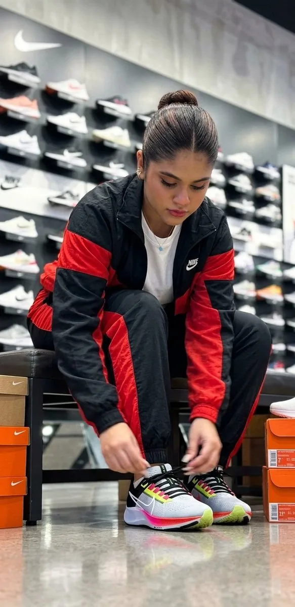 Candid Sneaker Shopping Moment reference