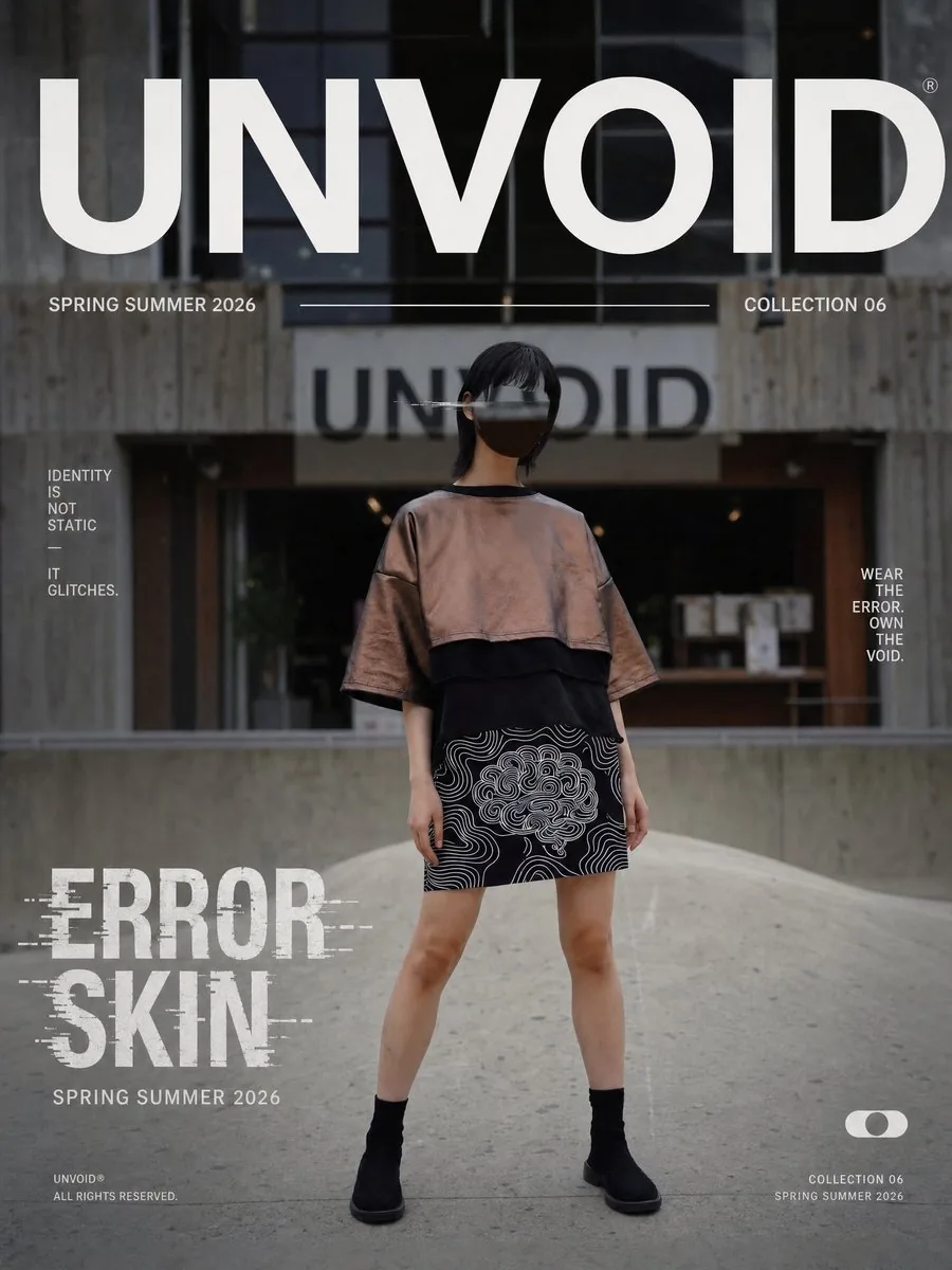 UNVOID Glitch Streetwear Poster reference