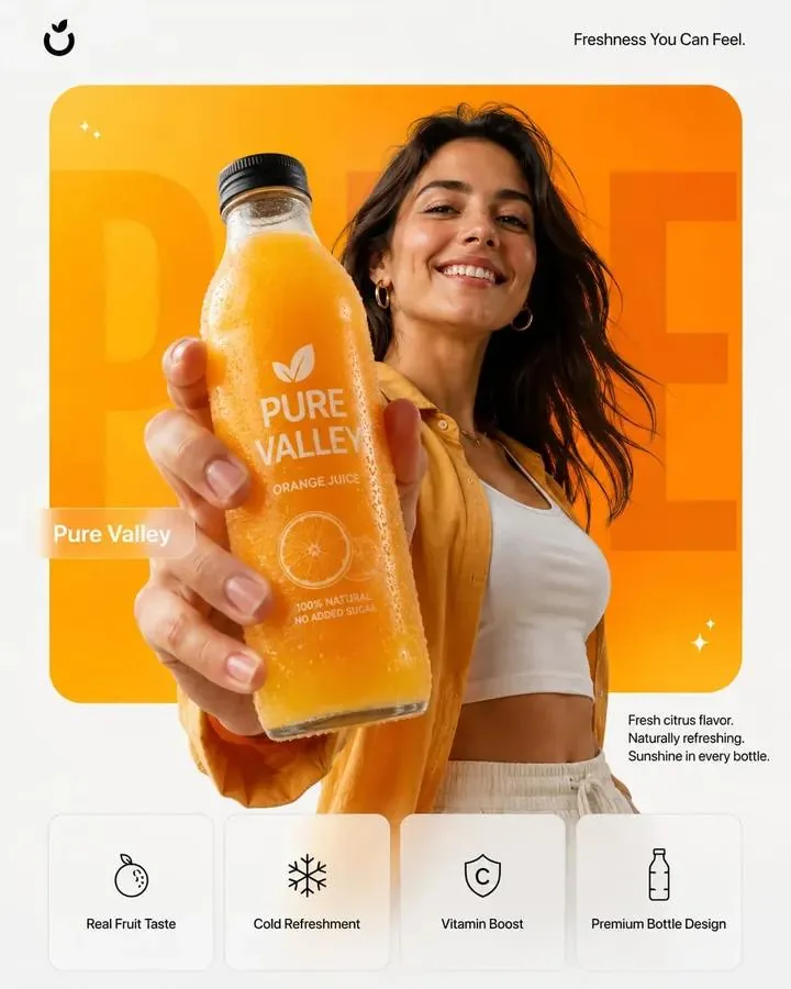 Premium Product Campaign Poster reference