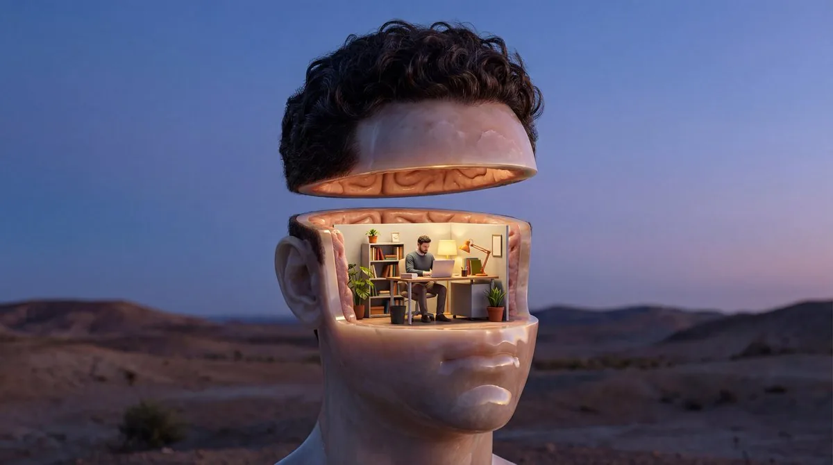 Surreal Symbolic Head Prompt reference