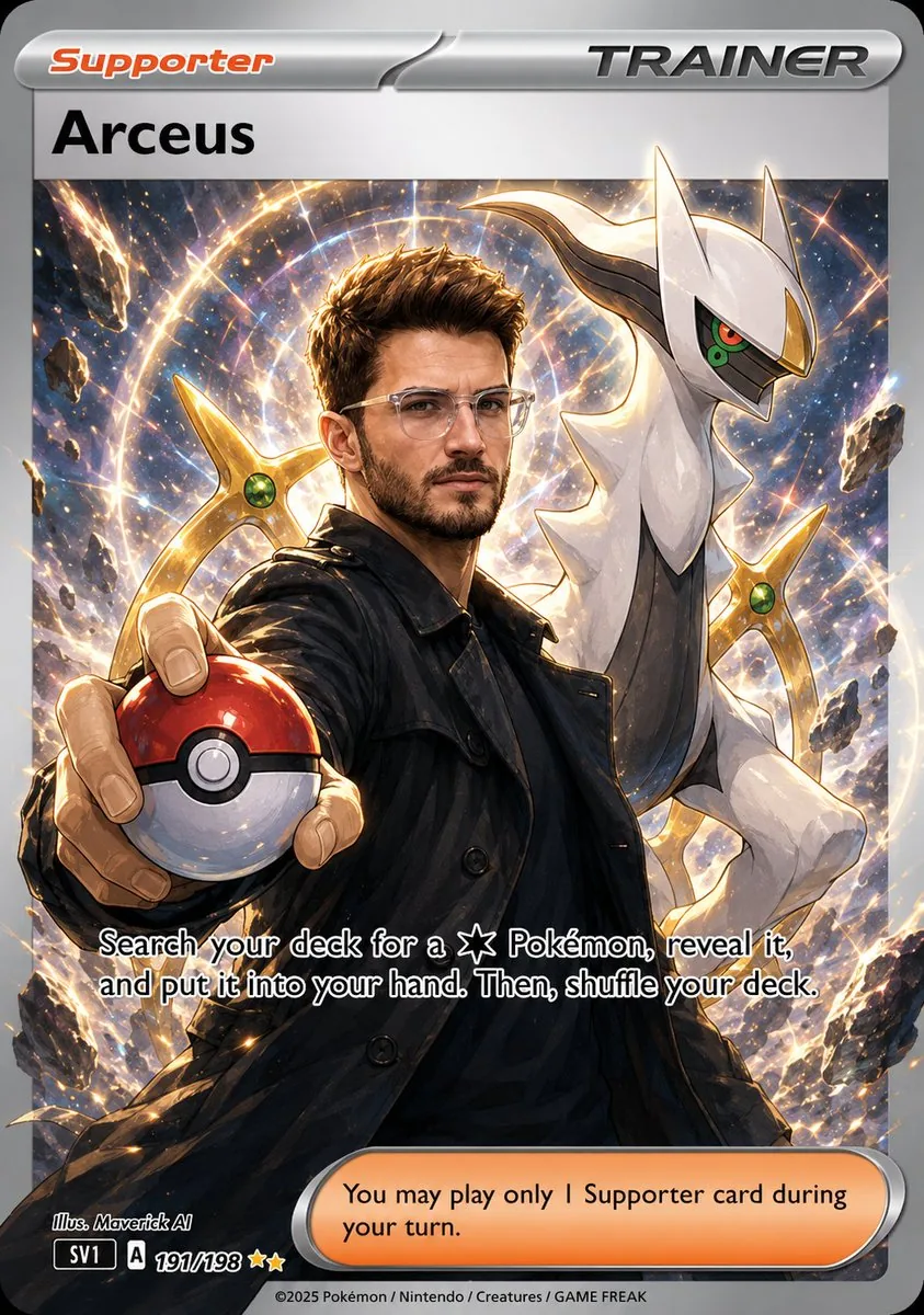 Anime Pokemon Trainer Card reference