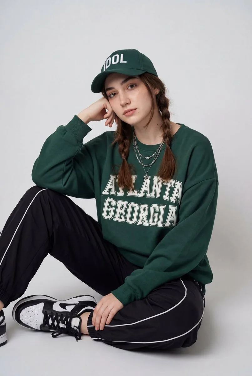 Streetwear Fashion Editorial Studio Portrait Prompt - Nano Banana Pro AI Prompt for Social Media Post reference