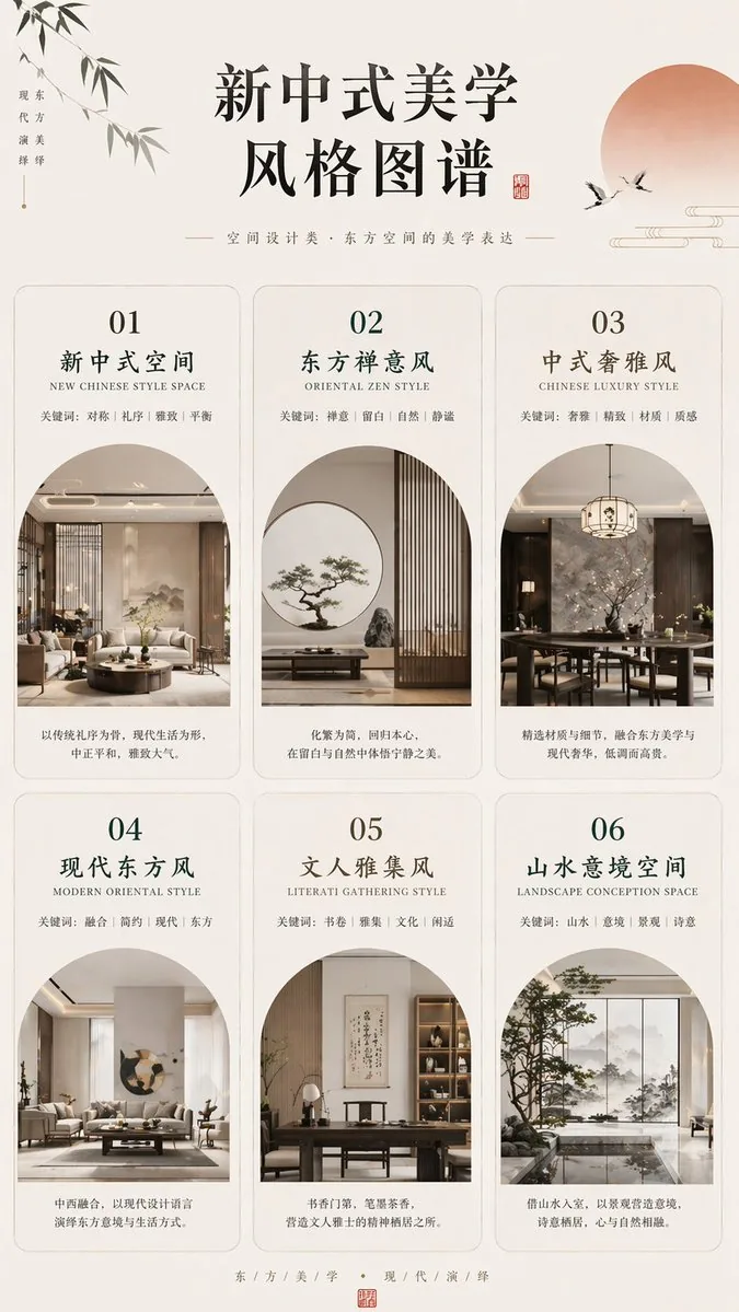 New Chinese Aesthetics Style Chart reference