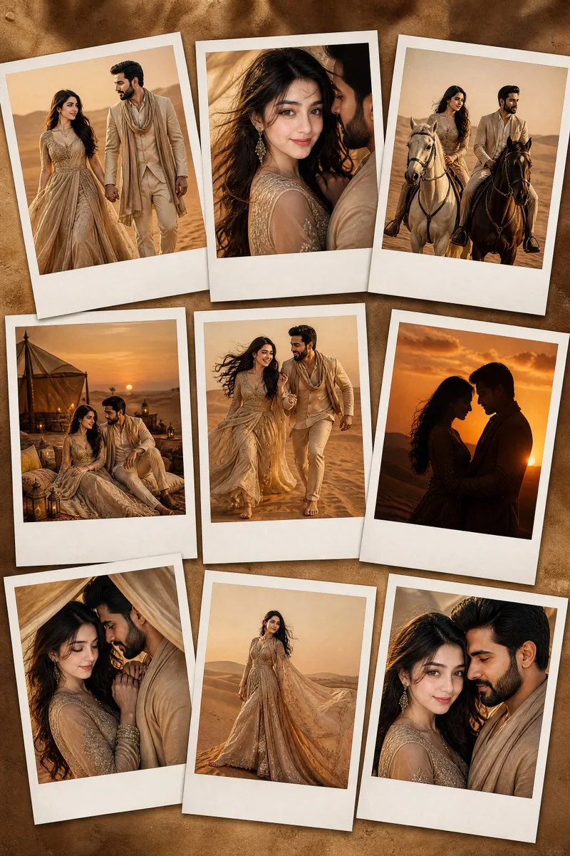 Desert Fashion Editorial Portrait reference