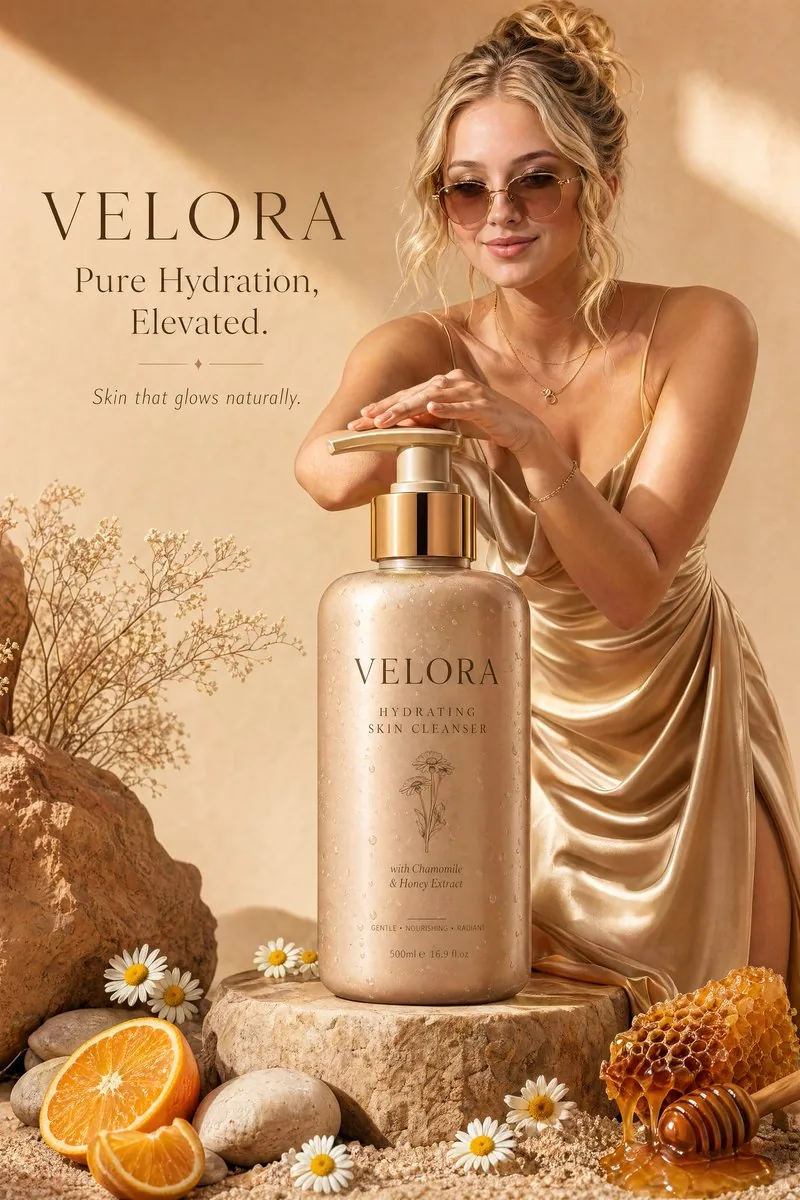 Luxury Skincare Advertisement reference