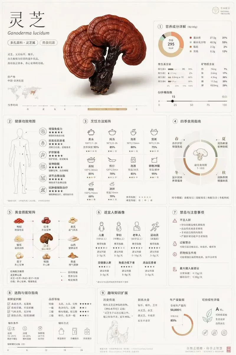 Comprehensive Botanical Infographic reference