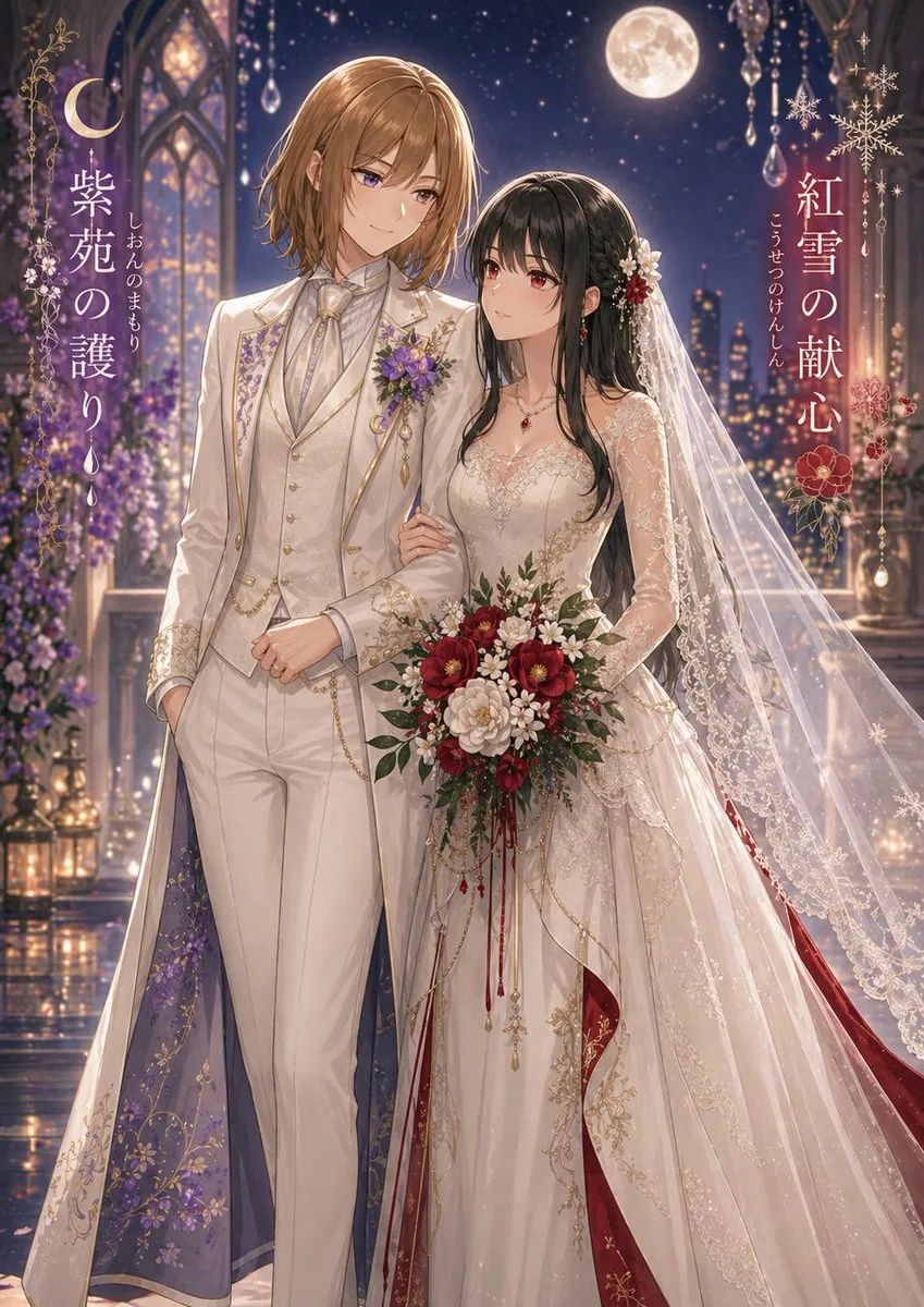 Moonlit Yuri Wedding Poster reference