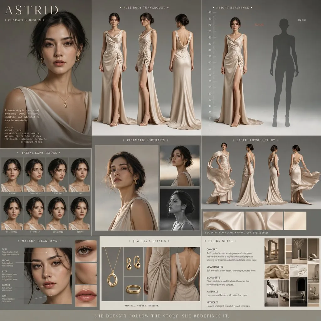 Drama Film Character Design reference