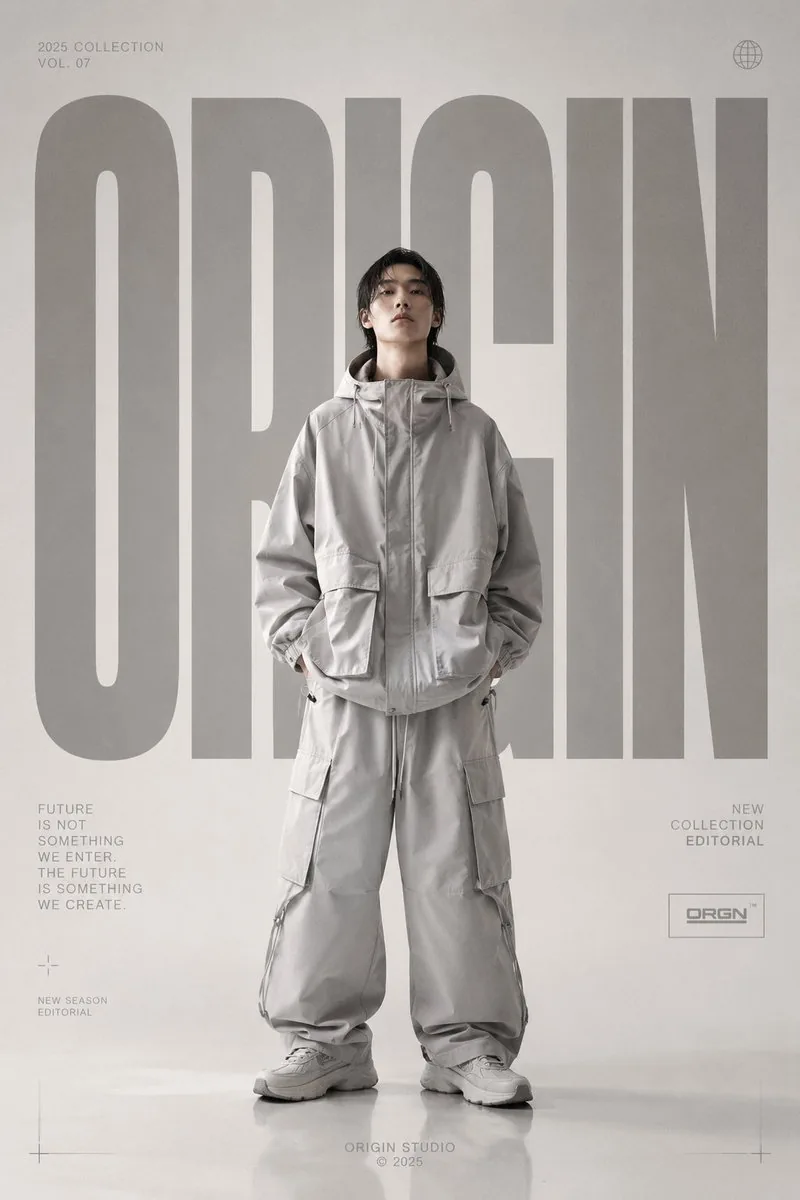 High-Fashion Editorial Poster reference