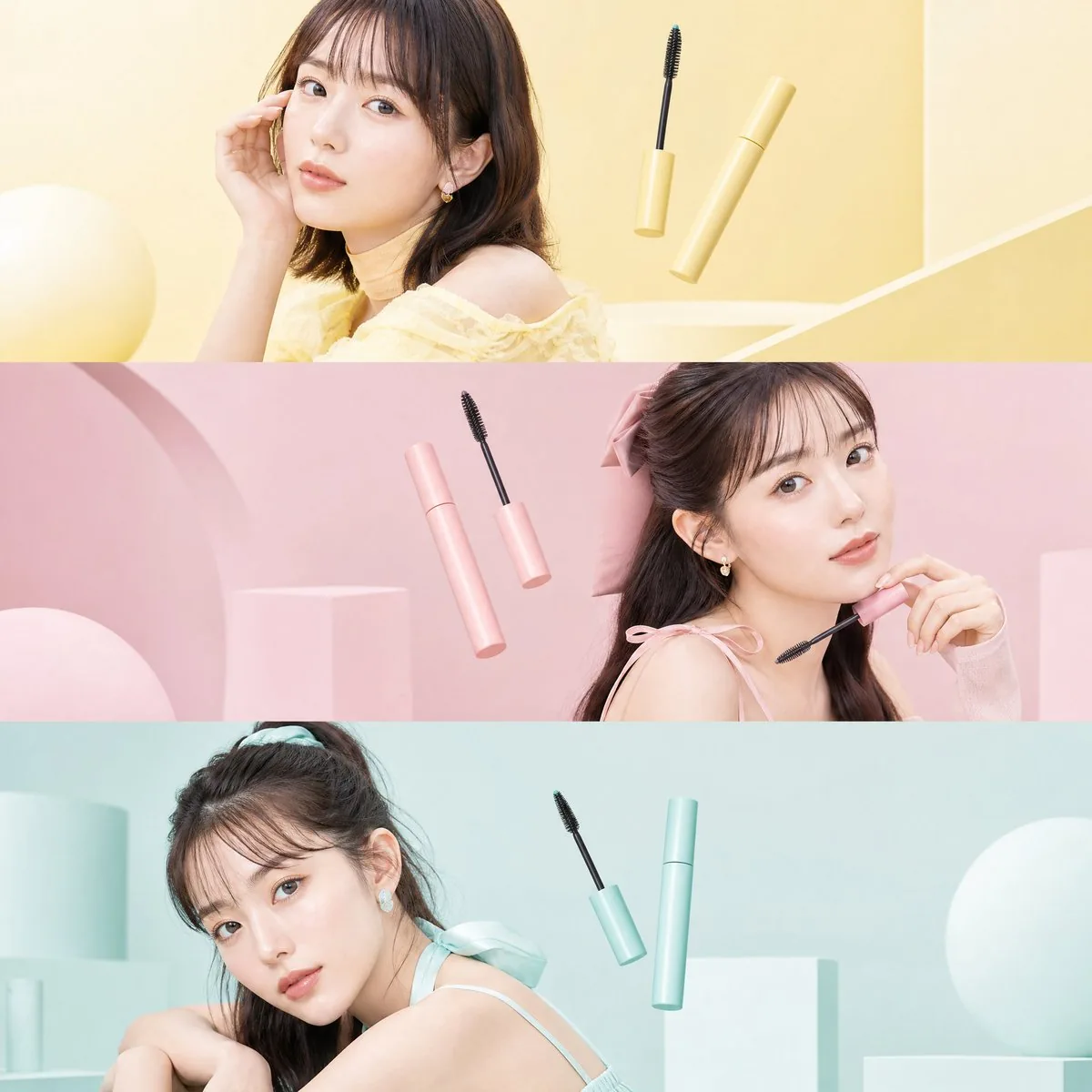 Japanese Beauty Editorial Collage reference