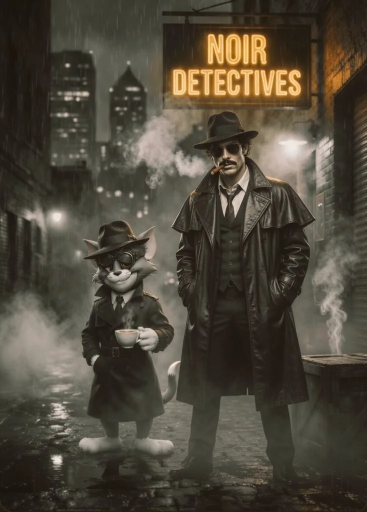 Noir Detective Film Masterpiece reference