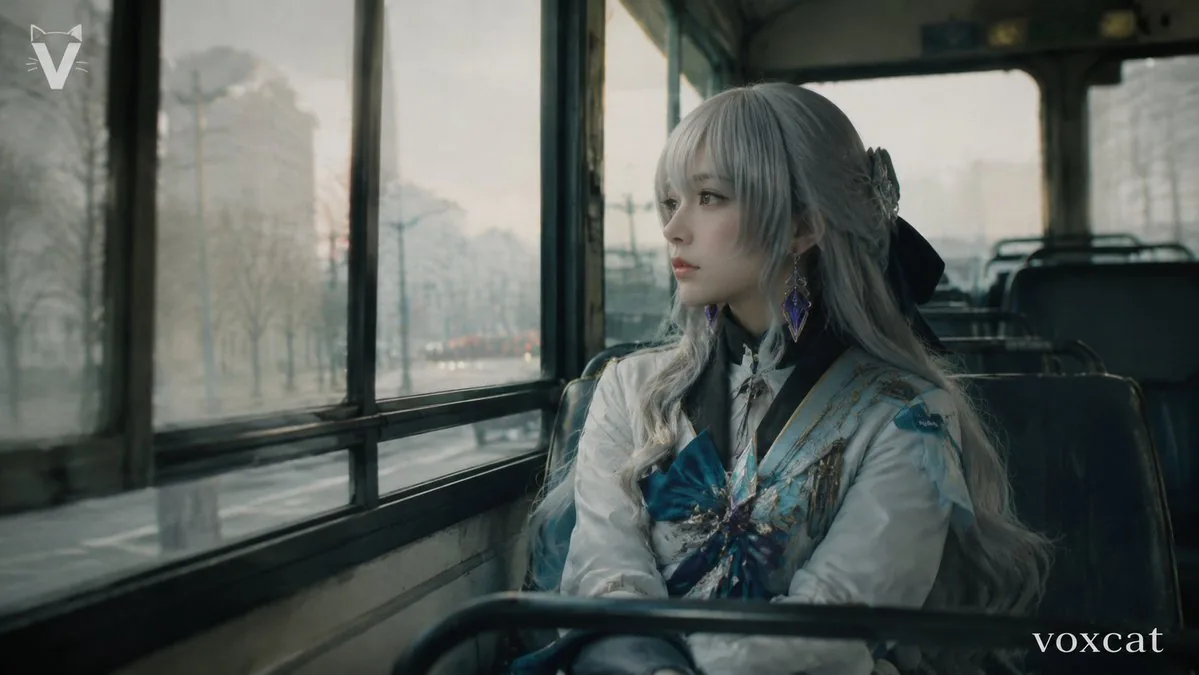 Rainy Bus Live-Action Cosplay Still reference