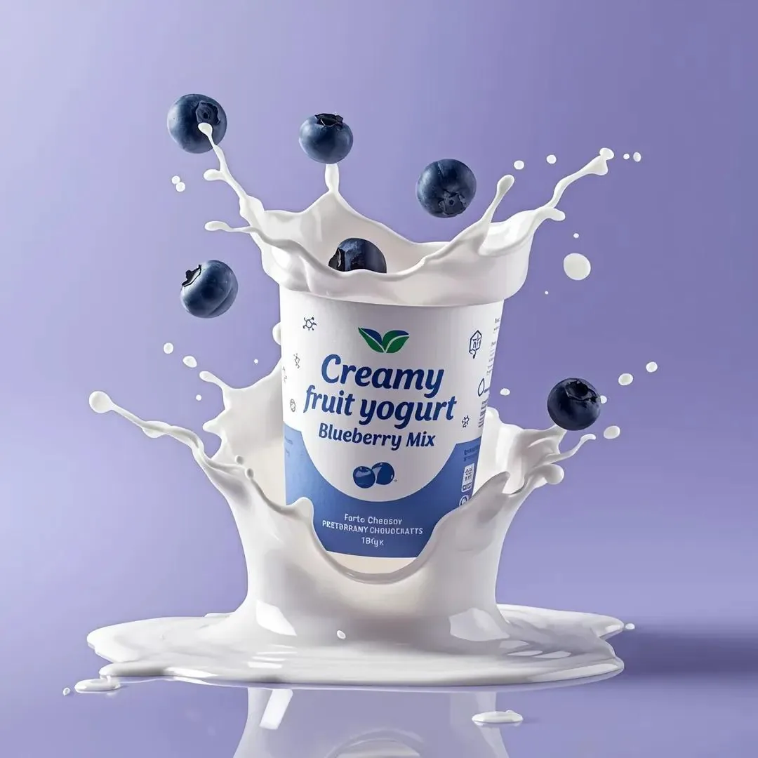 High-End Commercial Yogurt Product Photography Prompt - Nano Banana Pro AI Prompt for Product Marketing reference
