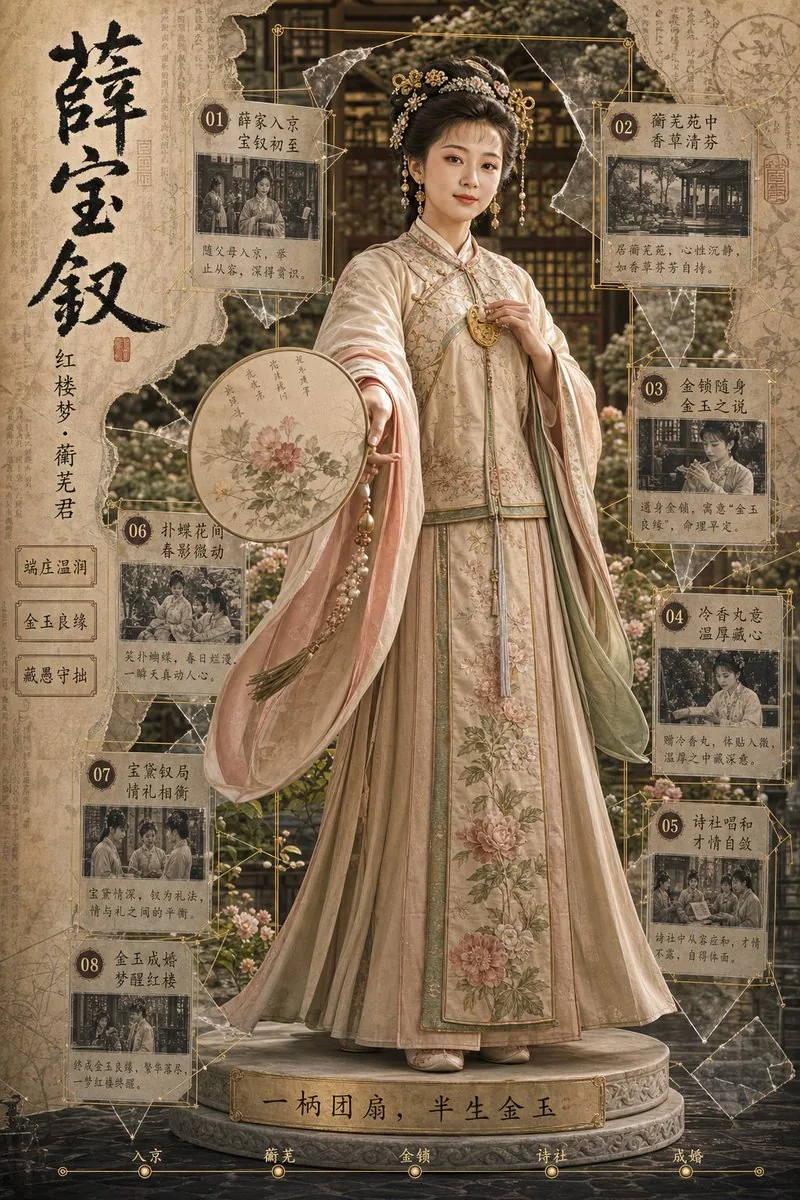 Antique Chinese Noblewoman Poster reference