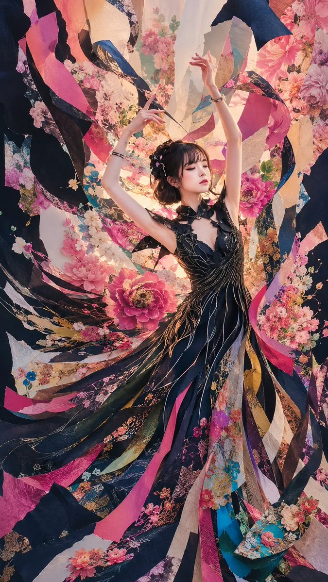 Floral Ribbon Couture Dancer reference