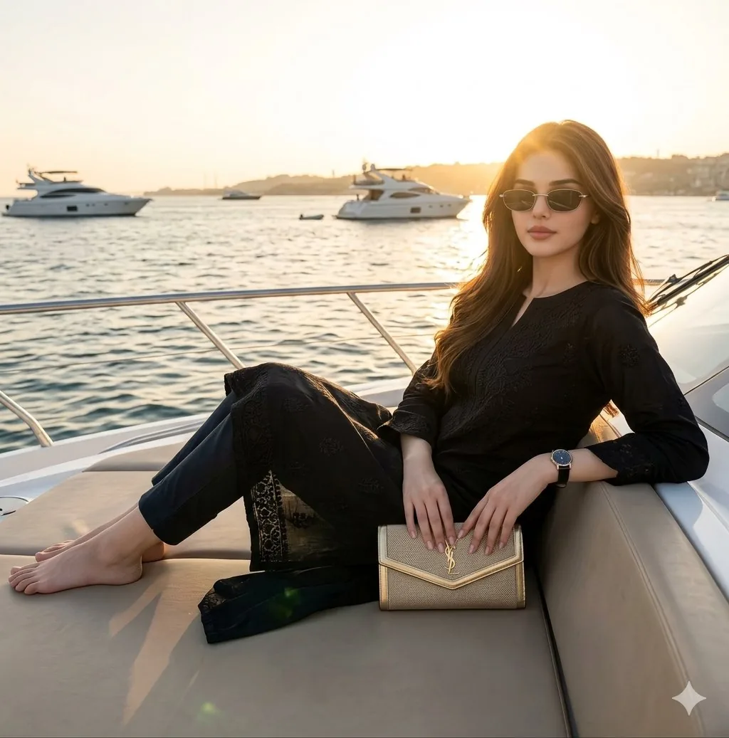 Ultra Realistic Luxury Yacht Portrait reference