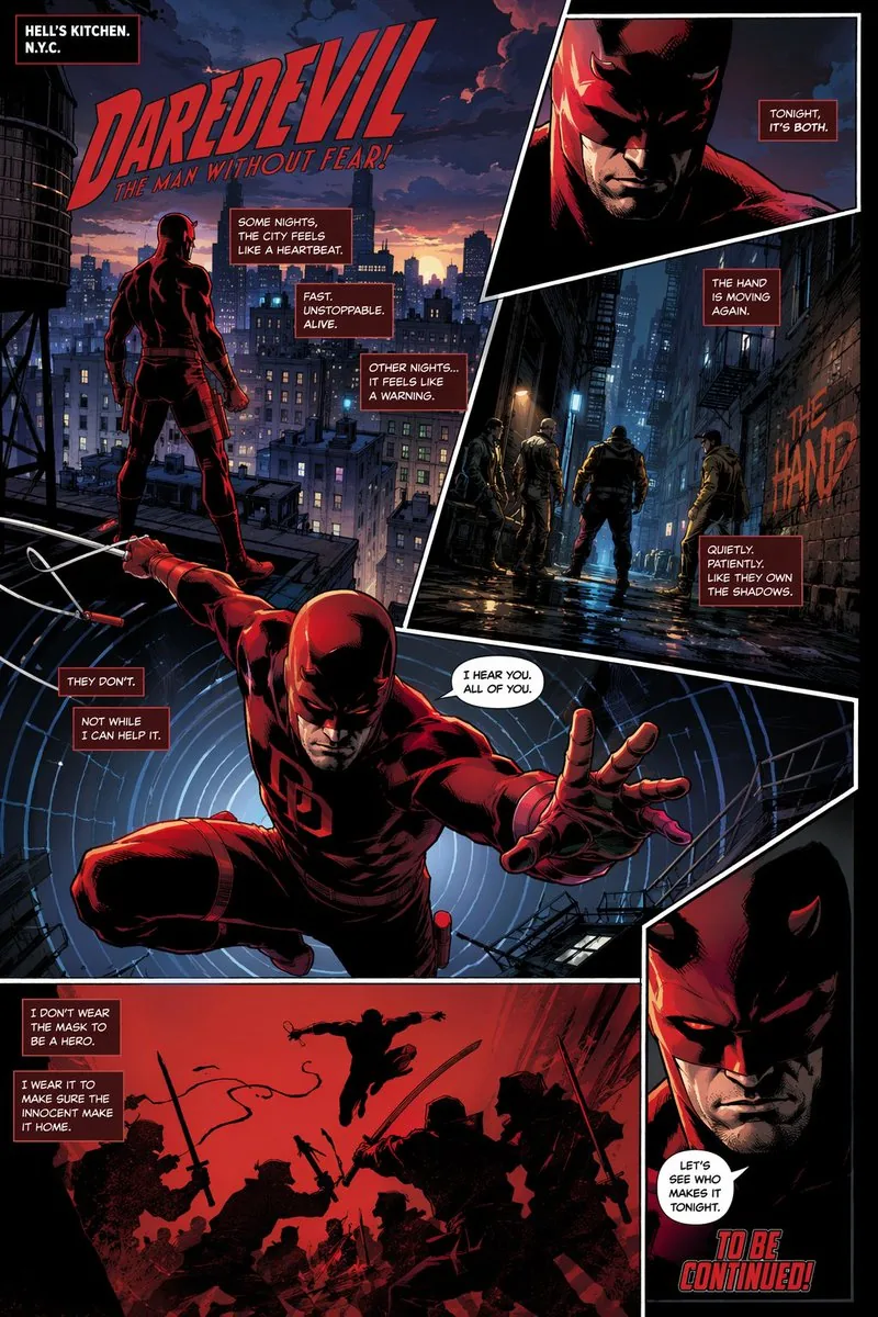Gritty Superhero Comic Page reference