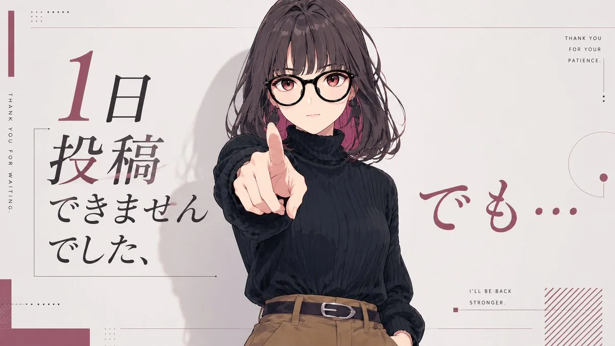 Anime Comeback Posting Banner reference