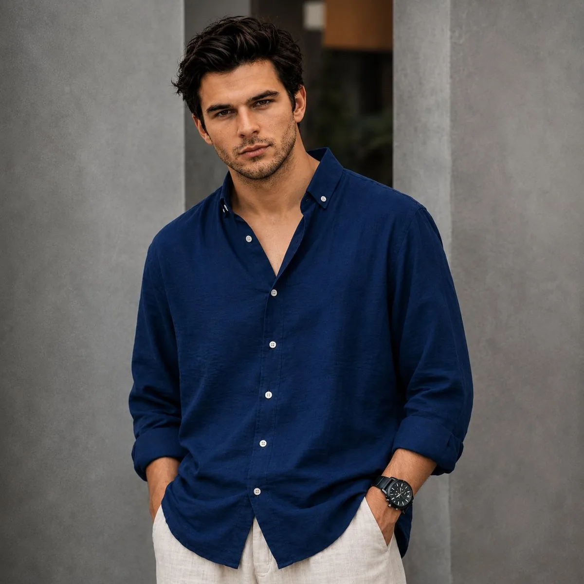 Professional Male Editorial Fashion Portrait reference