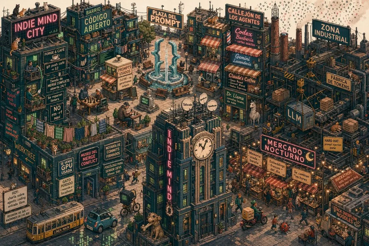 Indie Mind City Isometric Tech District reference