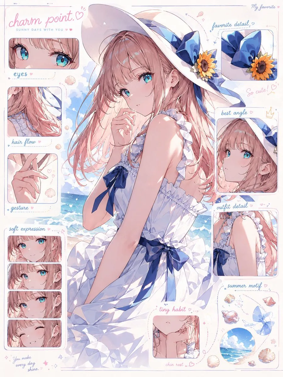 Anime Charm Point Analysis Sheet reference