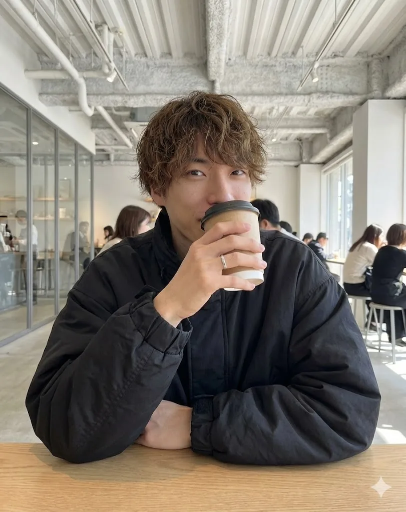 Cafe date POV profile photo prompt for Nano Banana Pro - Nano Banana Pro AI Prompt for Social Media Post reference