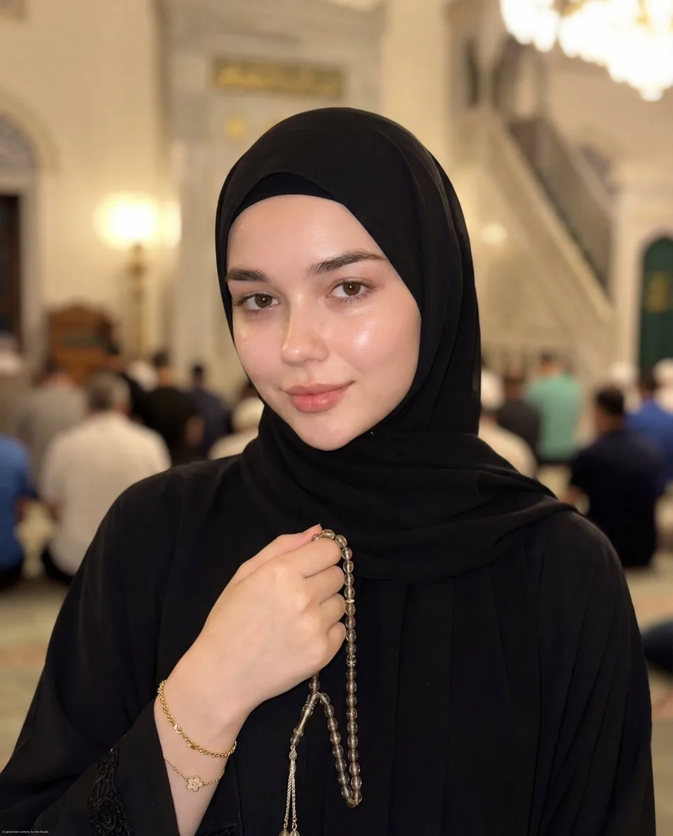 Ultra-Realistic Muslimah Portrait Prompt - Nano Banana Pro AI Prompt for Social Media Post reference