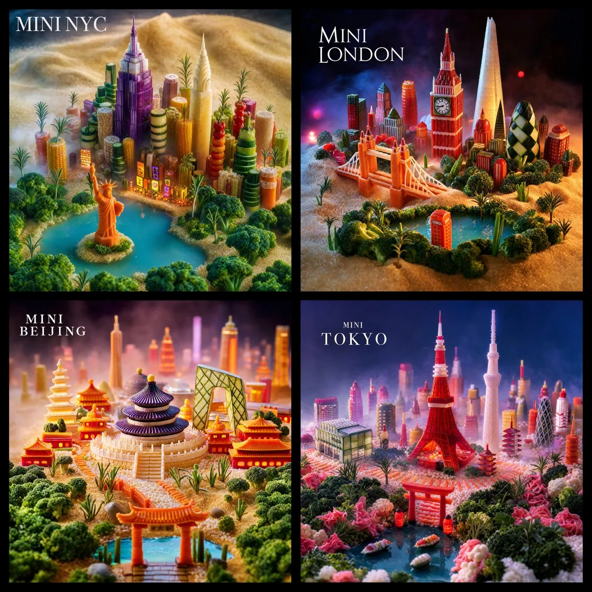Mini World Foodscape Grid reference
