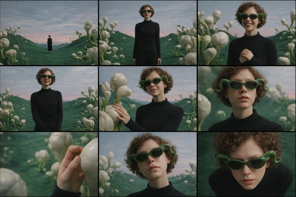 Cinematic Contact Sheet Generation from Reference Image - Nano Banana Pro AI Prompt for Comic / Storyboard reference