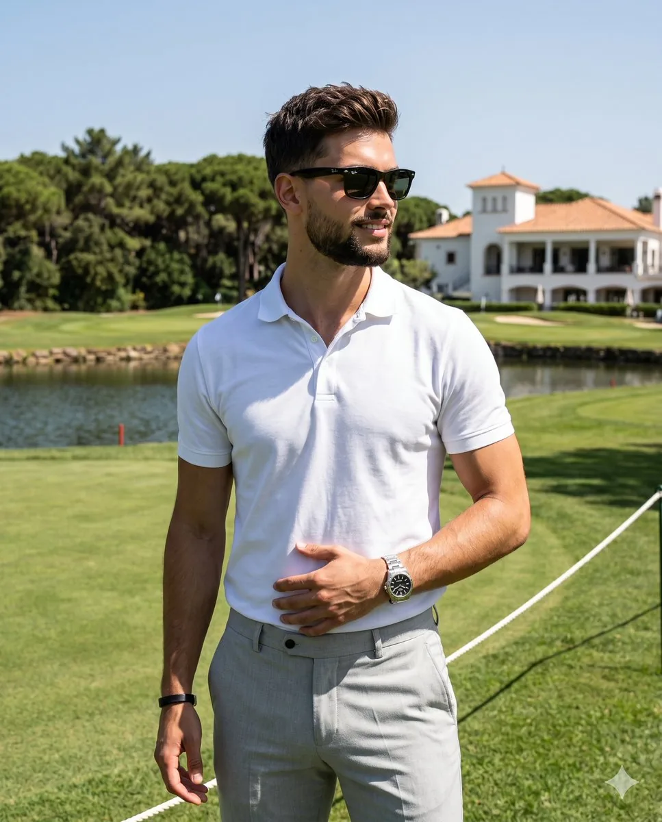 Luxury Golf Course Fairway Portrait - Nano Banana Pro AI Prompt for Social Media Post reference
