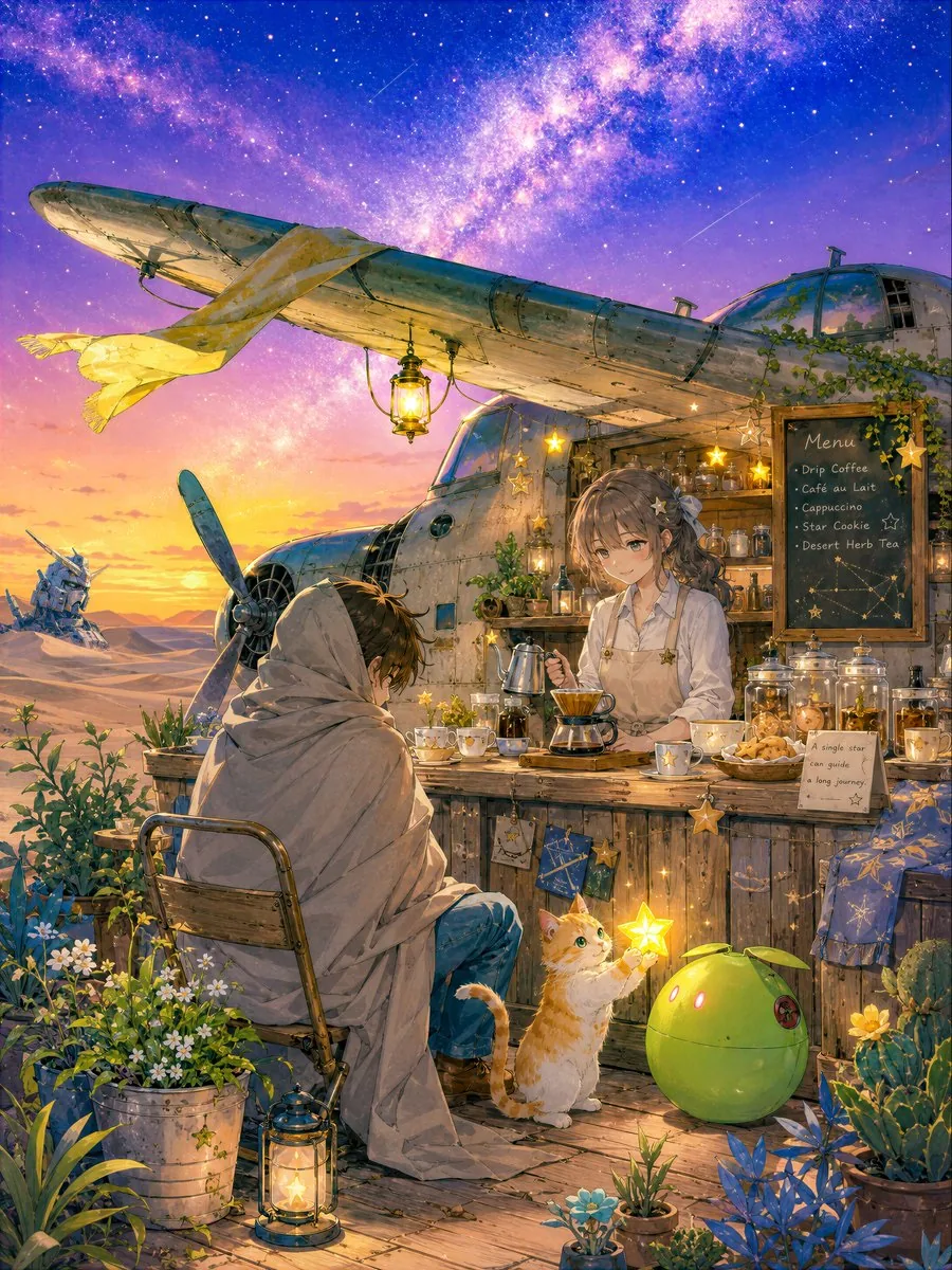 Desert Cafe Escape Story reference