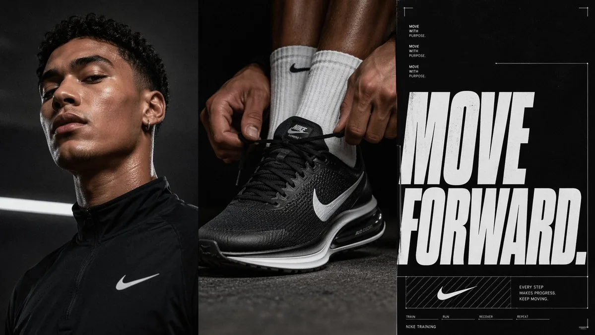 Triptych Sports Ad Poster reference