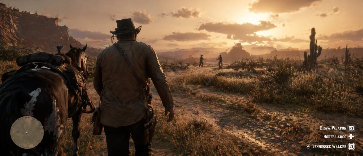 Western Open-World Game Screenshot reference