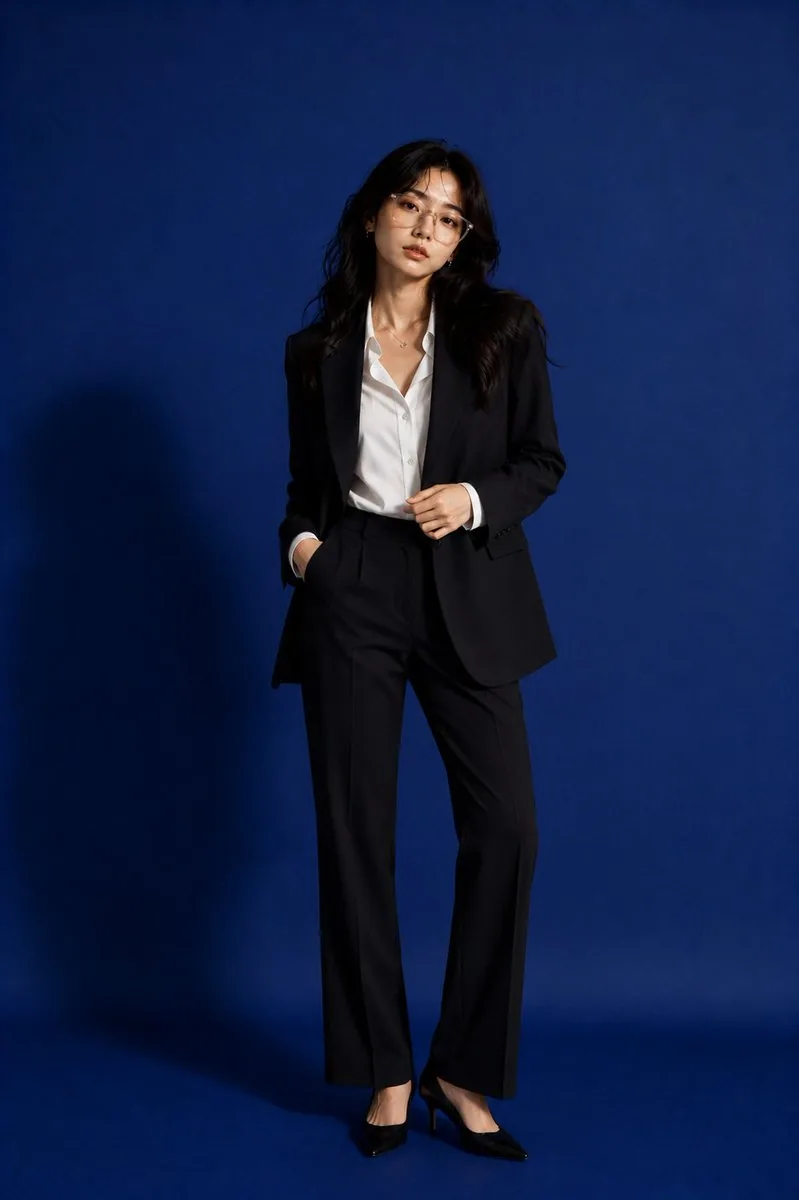 Premium Corporate Fashion Studio Portrait reference