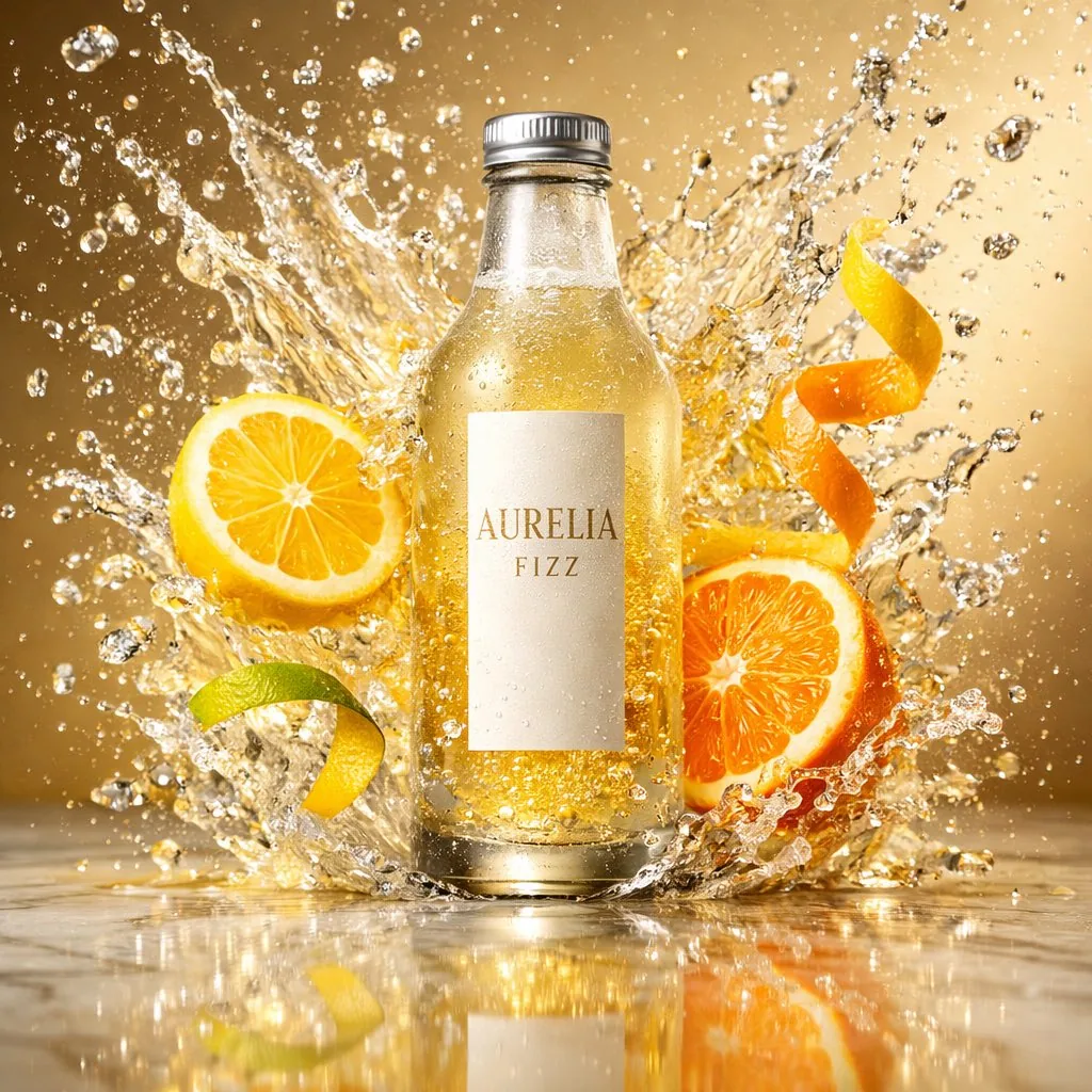 High-Speed Commercial Beverage Photography Prompt - Nano Banana Pro AI Prompt for Product Marketing reference