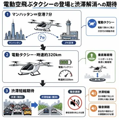 Japanese eVTOL Traffic Infographic reference