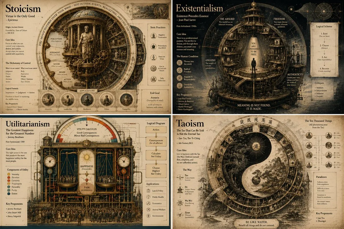 Philosophical Infographic Machine Generator reference