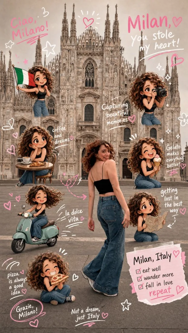 Chibi Scrapbook Photo Transformation reference