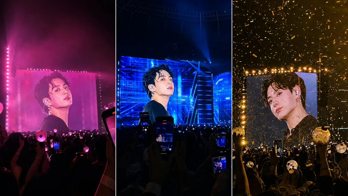 K-Pop Jumbotron Concert Collage reference
