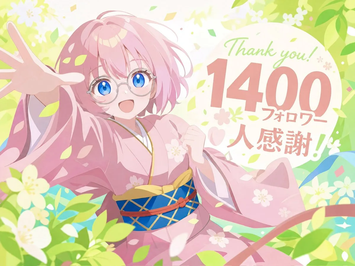 Anime Follower Milestone Poster reference