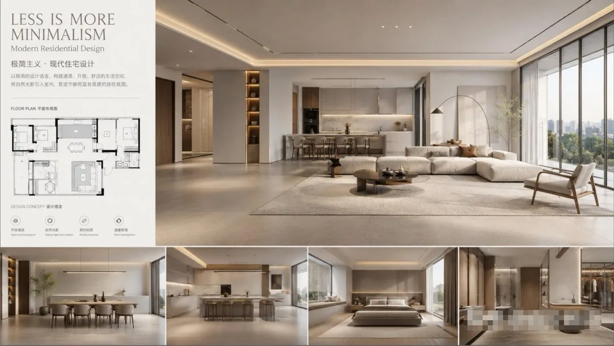 Modern Minimalist Interior Design Showcase reference