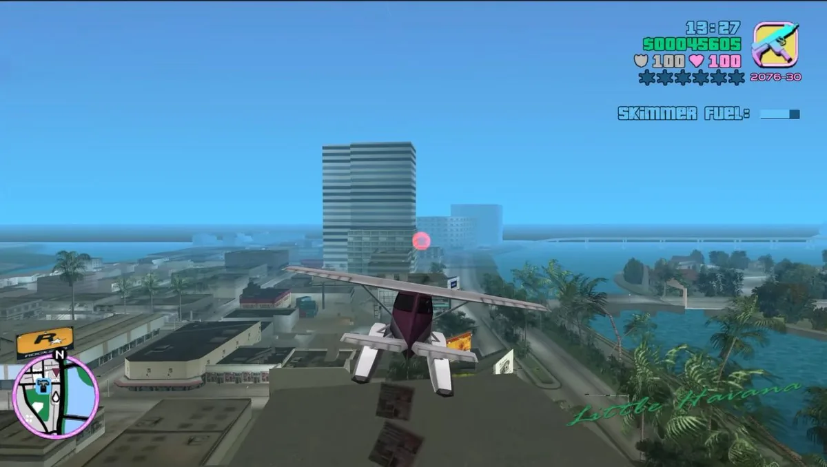 Retro Open-World Seaplane Screenshot reference