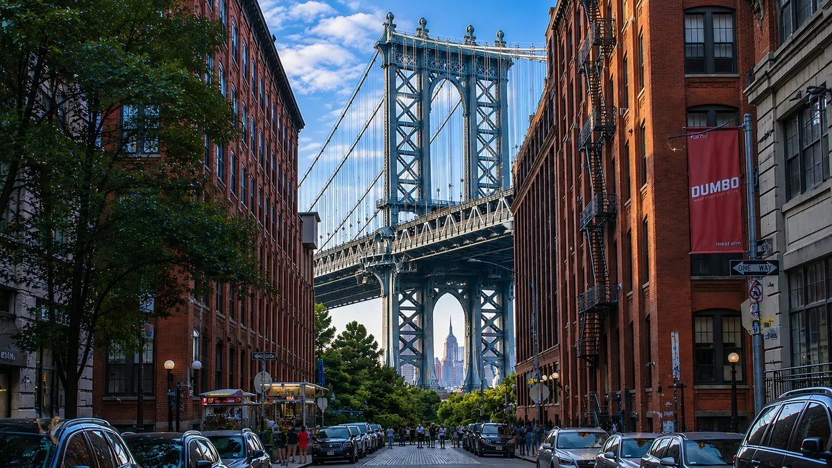 DUMBO Bridge Desktop Wallpaper reference